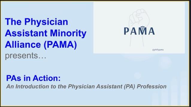 powerpoint slide from PAMA at Simon Gratz High School
